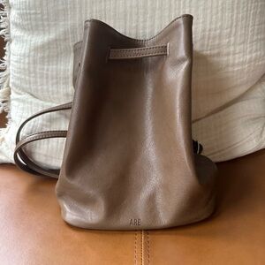 ARE Brown Leather Backpack